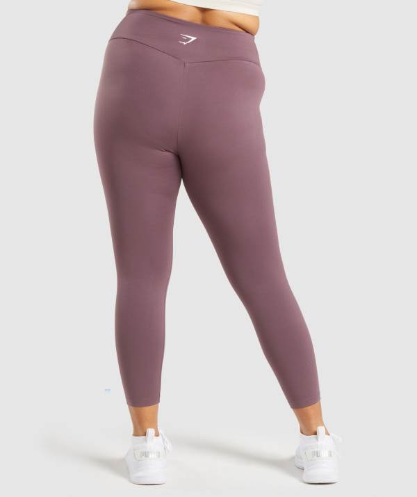 Damske Legíny Gymshark Training 7/8 Hnede | PJ3062795